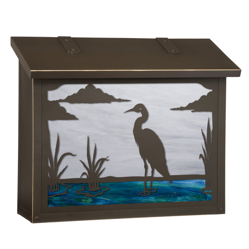 America's Finest Lighting Company Heron Wall Mounted Mailbox & Reviews